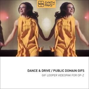 Dance & Drive - GIF Looper - Custom OP-Z App Videopak - Synthpaks