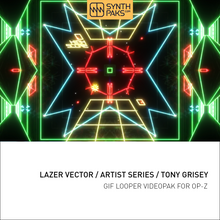 Load image into Gallery viewer, Lazer Vector - Artist Series - Tony Grisey - OP-Z App Videopak - Synthpaks