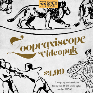 Zoopraxiscope - Custom OP-Z App Videopak - Synthpaks